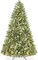 Frosted Scotch Pine Christmas Tree Cordless Setup with 1,320 Tips & 2-in-1 LED Lights for indoor holiday decoration